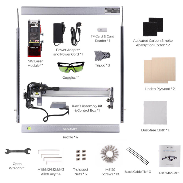 CR-Laser Falcon Laser Engraver (10W) - Creality 3D