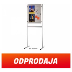 Vitrina na stojalu v komb.M&P 4xA4 Enostranska Zunanja mera 585X755mm