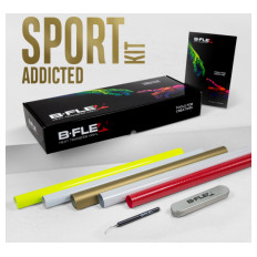 Product picture: Flex Sport addicted KIT (5 × foils for sportswear, 30 × 50cm) + needle for removing foils + color chart