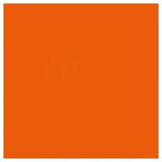 Slika izdelka: Flock folija Oranžna 0,5m širine x 1m dolžine