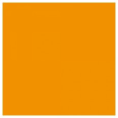 Slika izdelka: Flex folija FLUO oranžna 0,5m širine x 1m dolžine 