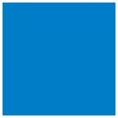 Slika izdelka: Flex folija FLUO blue 0,5m širine x 1m dolžine 