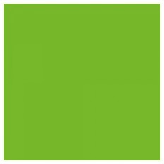 Slika izdelka: Flex folija FLUO zelena 0,5m širine x 1m dolžine 