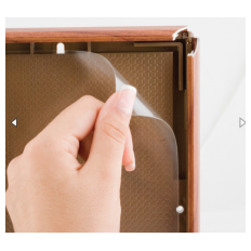 Immagine del prodotto: Opti clip clap cornice  A4, profilo 25 mm, immitazione legno 