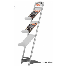 Immagine del prodotto: Supporto per brochure Rapid, A4, Argente