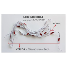 Slika izdelka: LED Moduli za Enostranske Svetlobne table AZLCW116