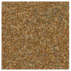Slika izdelka: Flex folija Sandy Glitter Zlata 0,5m širine x 1m dolžina
