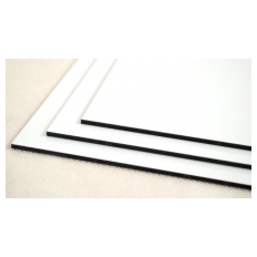 Dibond plates White / White