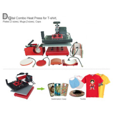 Product picture: Heat press machine for T-shirts, Cups, Hats, Plates