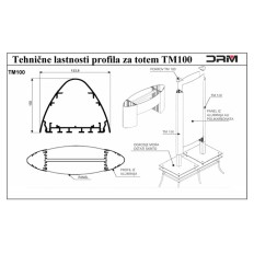 Slika izdelka: Profili za totem TM 100